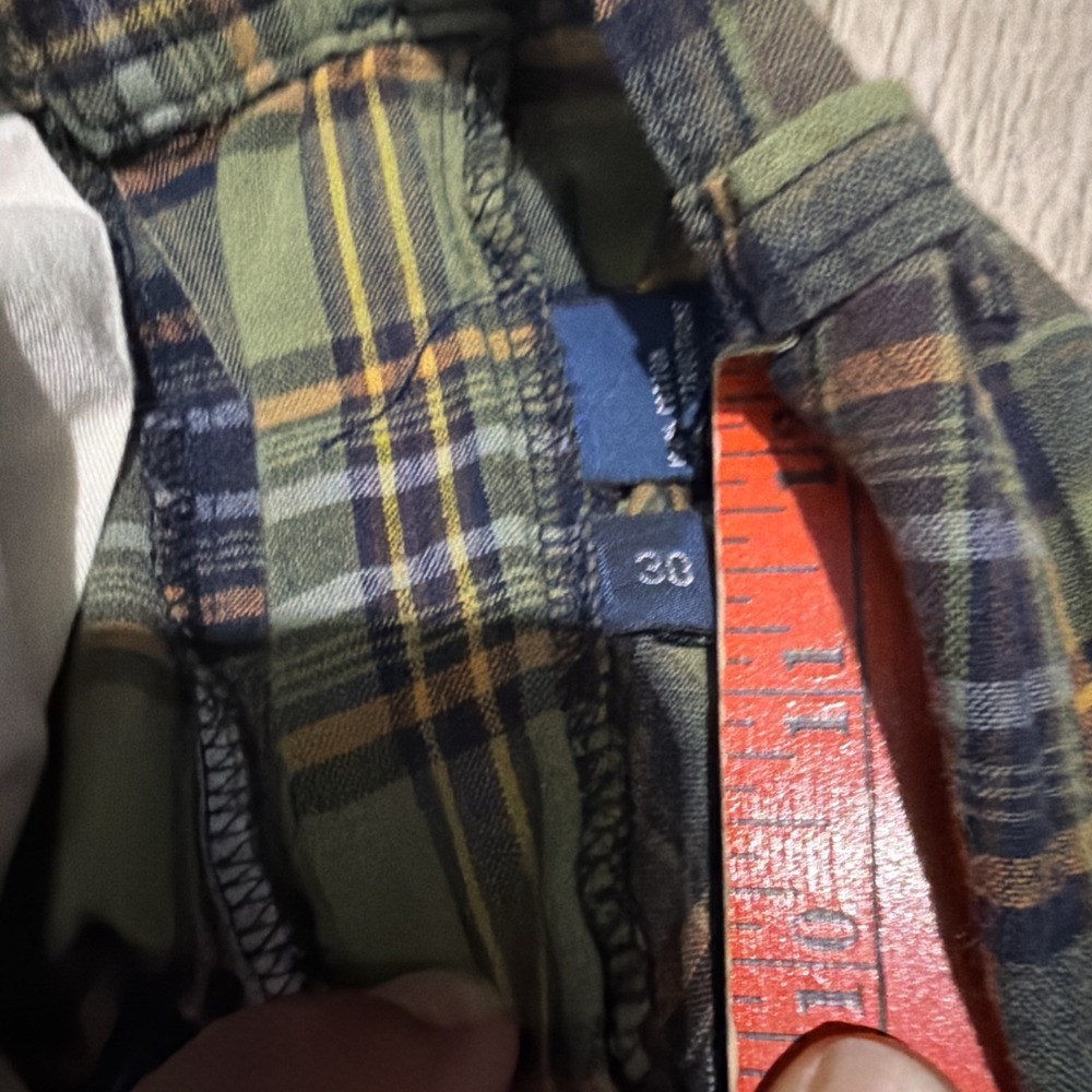 Polo Ralph Lauren Cargo Shorts Men Multicolor 32 Plaid Cotton Utility Outdoor - Picture 7 of 8
